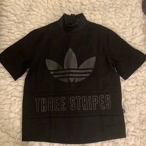 Black Adidas zipper top